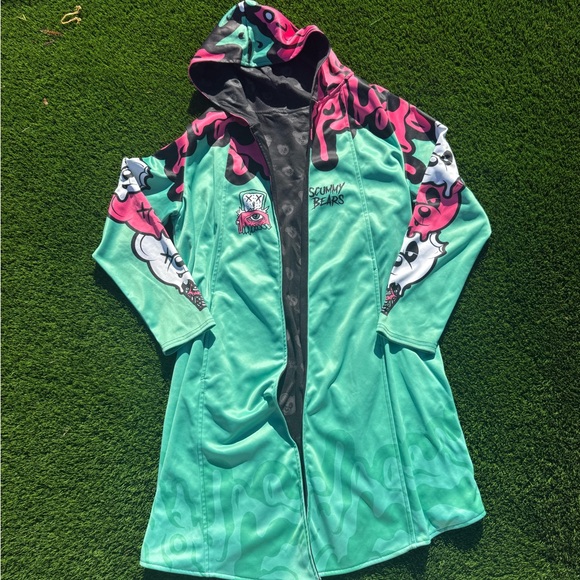 Skummy Bears Colorful Graphic Hoodie with Ice Cream Design - Picture 2 of 3